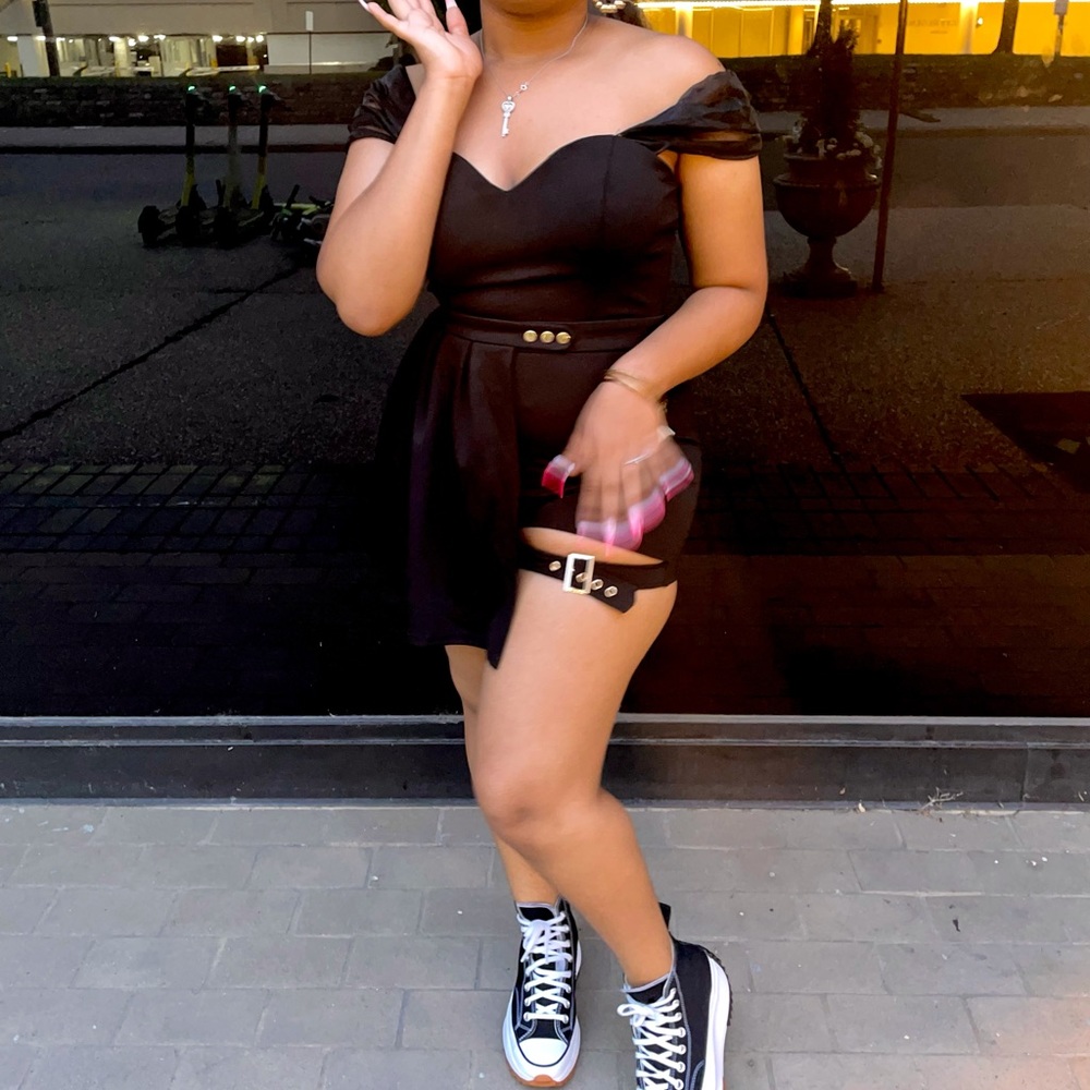 Short Dress w/ Shorts
